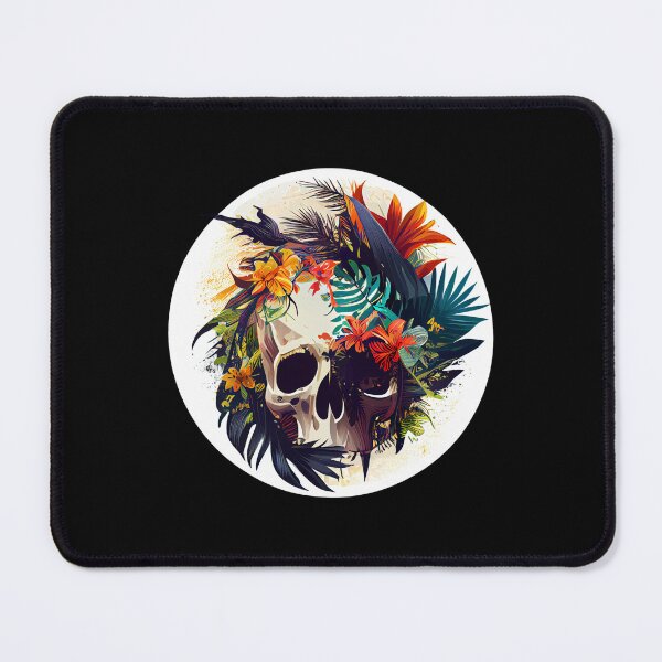 Item preview, Vintage Tropical Skull designed and sold by FiveIntentions.