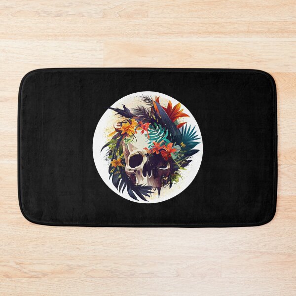 Item preview, Vintage Tropical Skull  designed and sold by FiveIntentions.