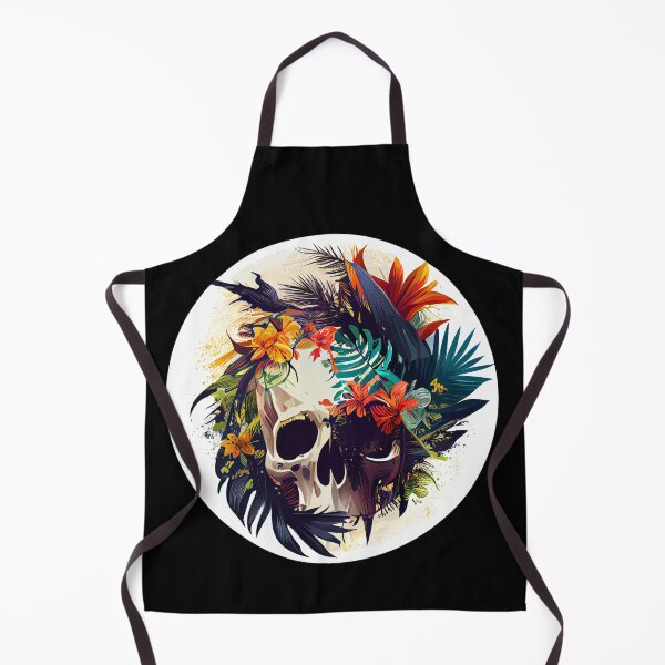 Item preview, Vintage Tropical Skull designed and sold by FiveIntentions.