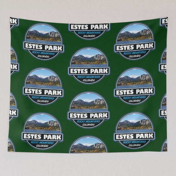 Item preview, Estes Park Colorado Travel Art Emblem designed and sold by KrisSidDesigns.