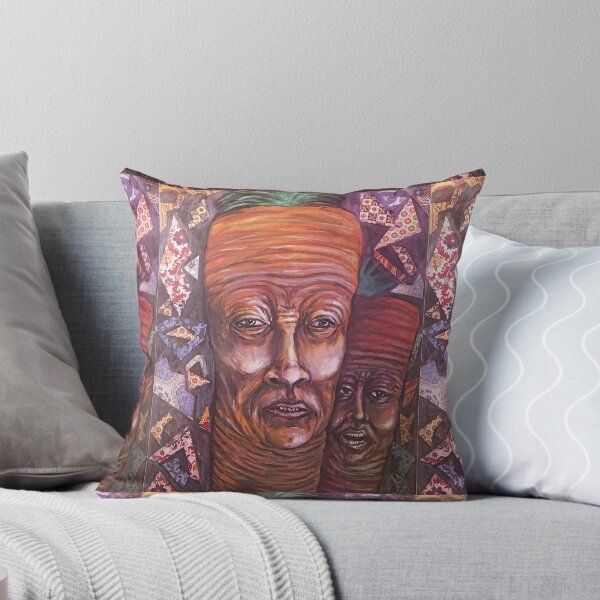 KARAT - Carrot Dude Painting Print Throw Pillow