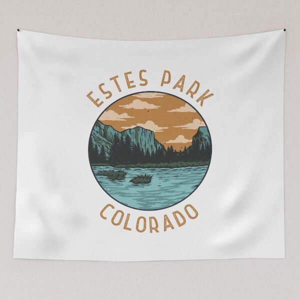 Item preview, Estes Park Colorado Distressed Circle designed and sold by KrisSidDesigns.