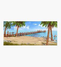 Dock Landscape Photographic Print