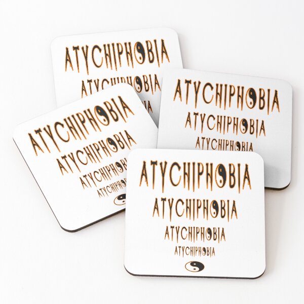 Item preview, Atychiphobia fear of failure yin and yang designed and sold by TVstuff.