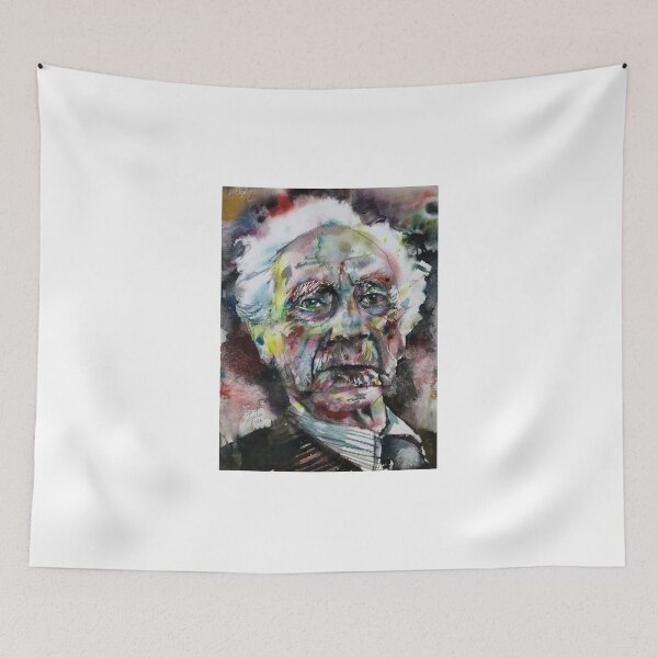 Item preview, BERTRAND RUSSELL - watercolor portrait .3 designed and sold by lautir.