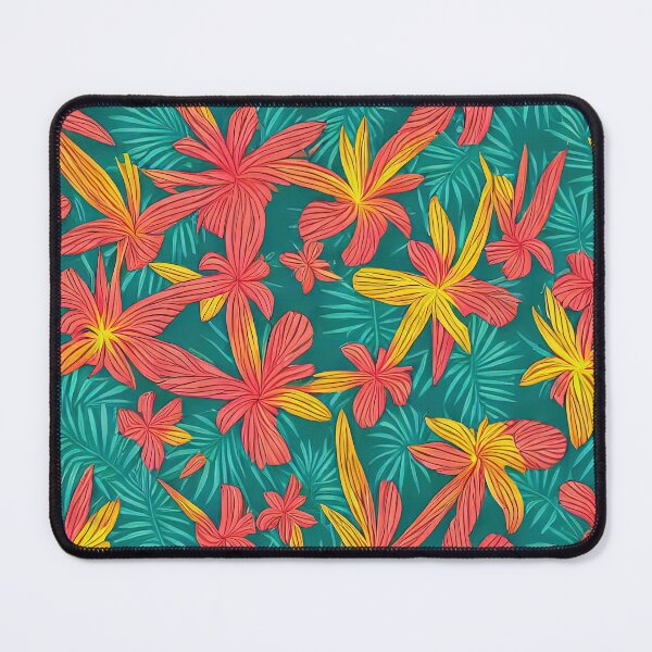 Item preview, Tropical Hawaiian Patterns - Exotic Island Theme Throw Pillow designed and sold by Sowari-Pillows.