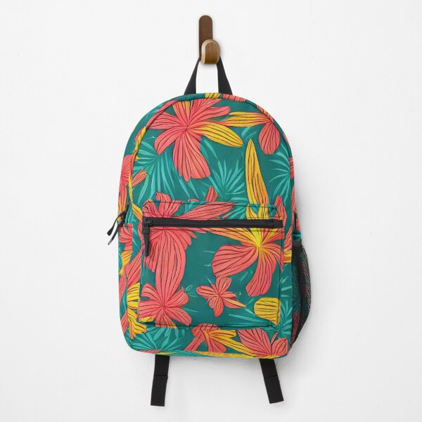 Item preview, Tropical Hawaiian Patterns - Exotic Island Theme Throw Pillow designed and sold by Sowari-Pillows.