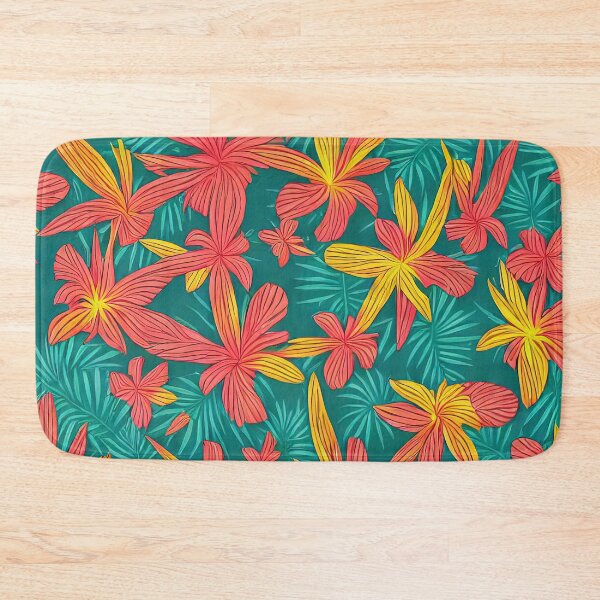 Item preview, Tropical Hawaiian Patterns - Exotic Island Theme Throw Pillow designed and sold by Sowari-Pillows.