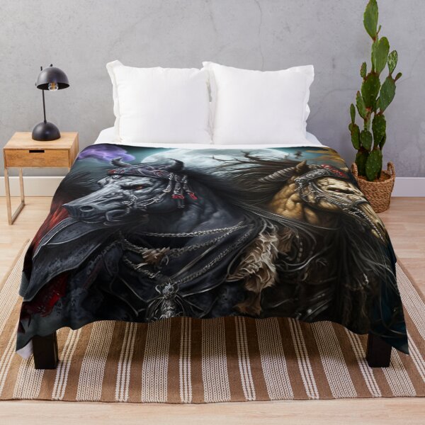 Item preview, Four horse of the apocalypse designed and sold by DreamscapesAI.
