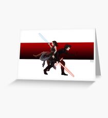 Praetorian guard fight scene Greeting Card