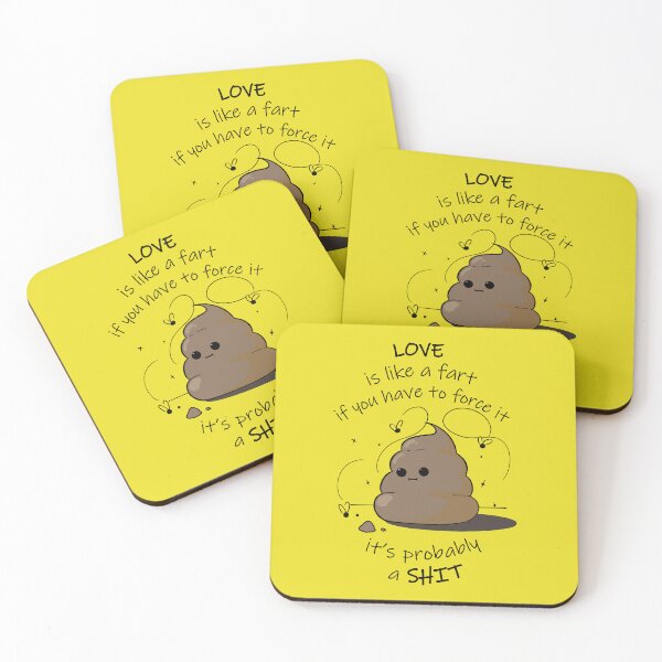 Item preview, love is like a fart... designed and sold by Hrod-design.