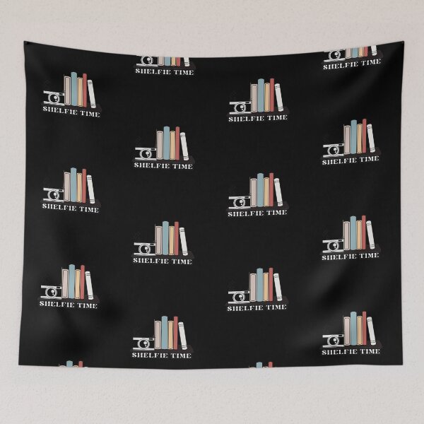 Item preview, Shelfie Time. Funny Book Pun designed and sold by ImaginedCo.