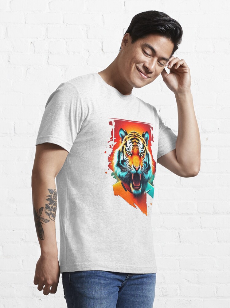 Lucky Rabbit Men's Classic Tee - Tiger White / M