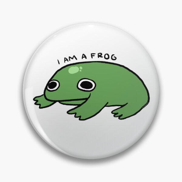 Item preview, I Am A Frog | Cute Green Frog, Frog Sticker, Funny Frog Art  designed and sold by iristocat.