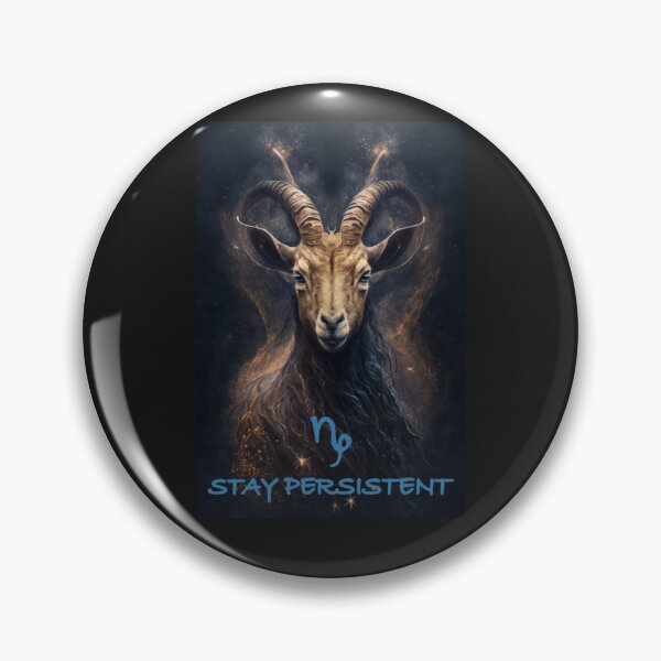 Item preview, Capricorn Stay Persistent designed and sold by AdvancedApe.