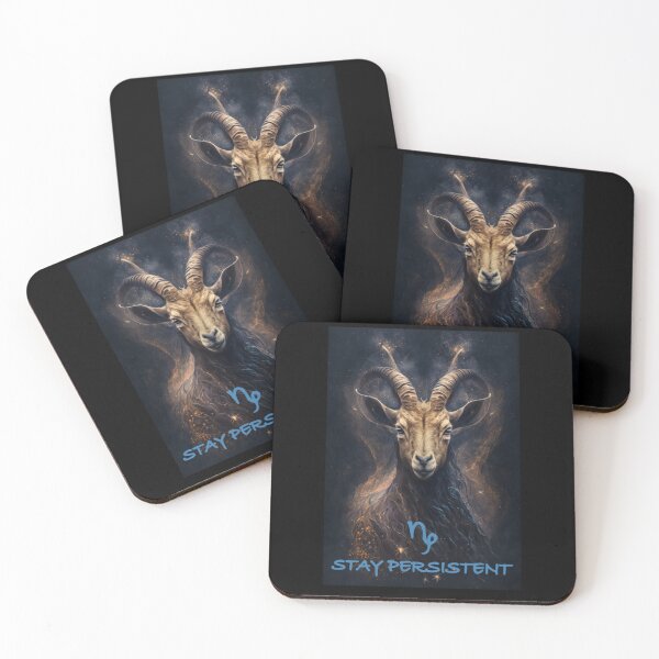 Item preview, Capricorn Stay Persistent designed and sold by AdvancedApe.