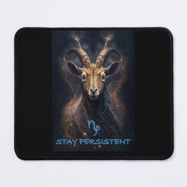 Item preview, Capricorn Stay Persistent designed and sold by AdvancedApe.