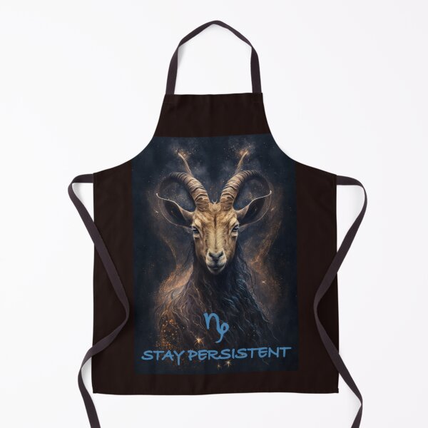 Item preview, Capricorn Stay Persistent designed and sold by AdvancedApe.