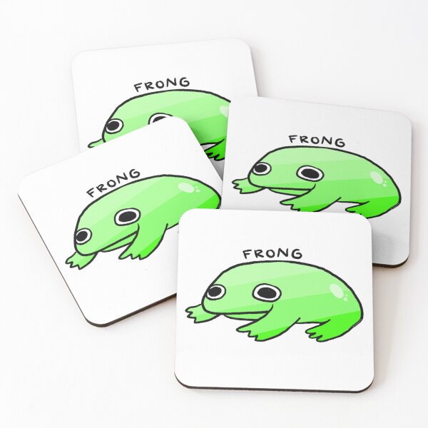 Item preview, FRONG | Cute Green Frog, Frog Sticker, Funny Frog Art  designed and sold by iristocat.