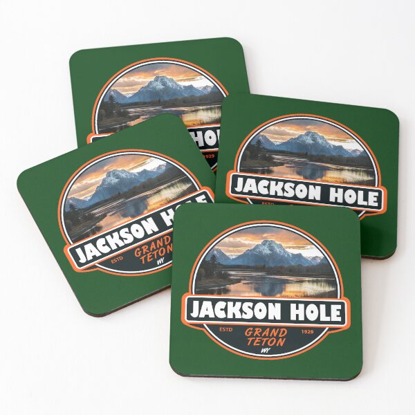 Item preview, Jackson Hole Wyoming Travel Art Emblem designed and sold by KrisSidDesigns.