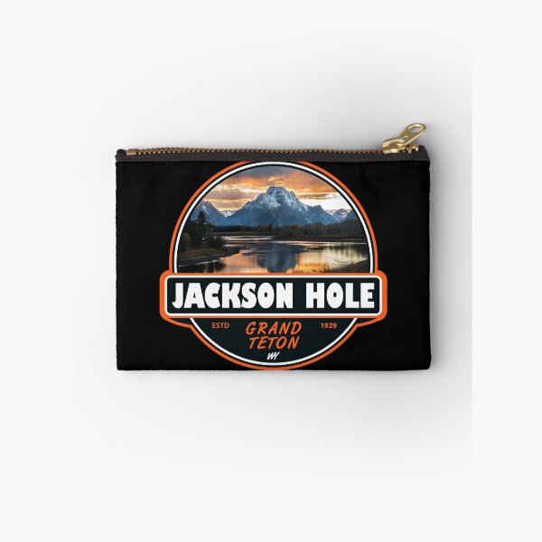 Item preview, Jackson Hole Wyoming Travel Art Emblem designed and sold by KrisSidDesigns.