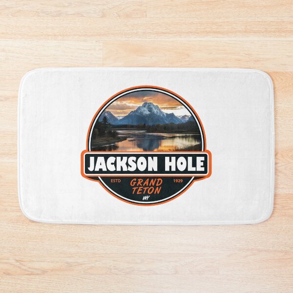 Item preview, Jackson Hole Wyoming Travel Art Emblem designed and sold by KrisSidDesigns.