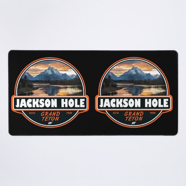 Item preview, Jackson Hole Wyoming Travel Art Emblem designed and sold by KrisSidDesigns.