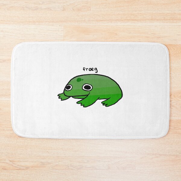 Item preview, FRŒG | Cute Green Frog, Frog Sticker, Funny Frog Art  designed and sold by iristocat.
