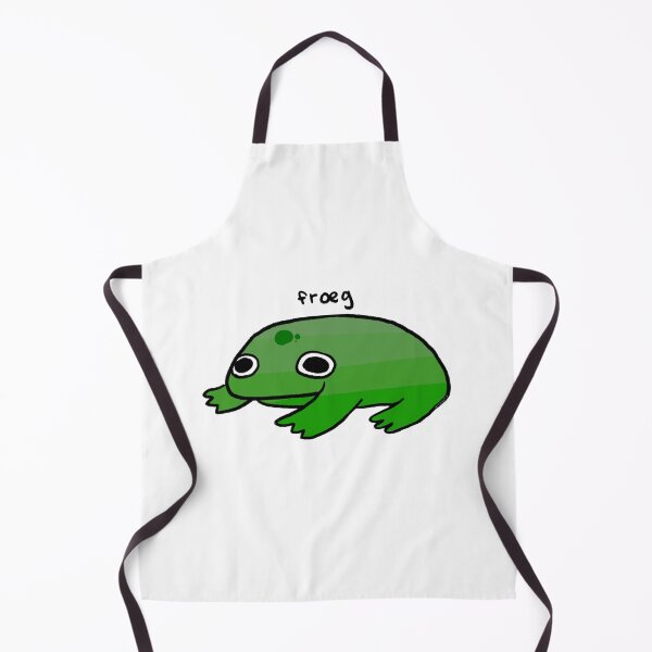 Item preview, FRŒG | Cute Green Frog, Frog Sticker, Funny Frog Art  designed and sold by iristocat.