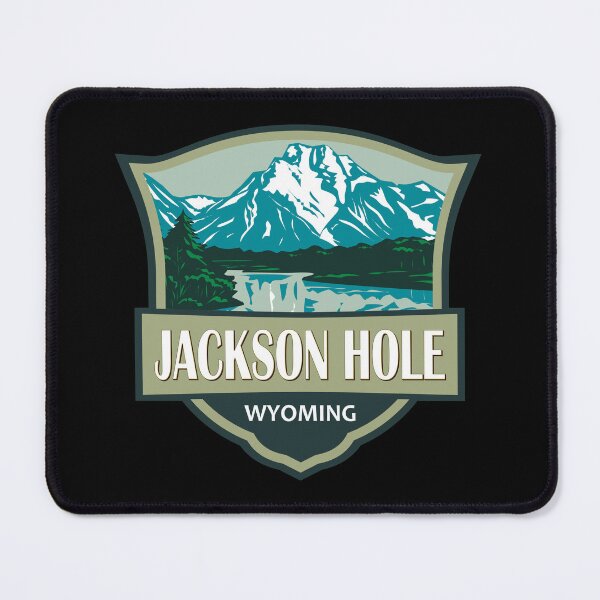 Item preview, Jackson Hole Wyoming Travel Retro Badge designed and sold by KrisSidDesigns.