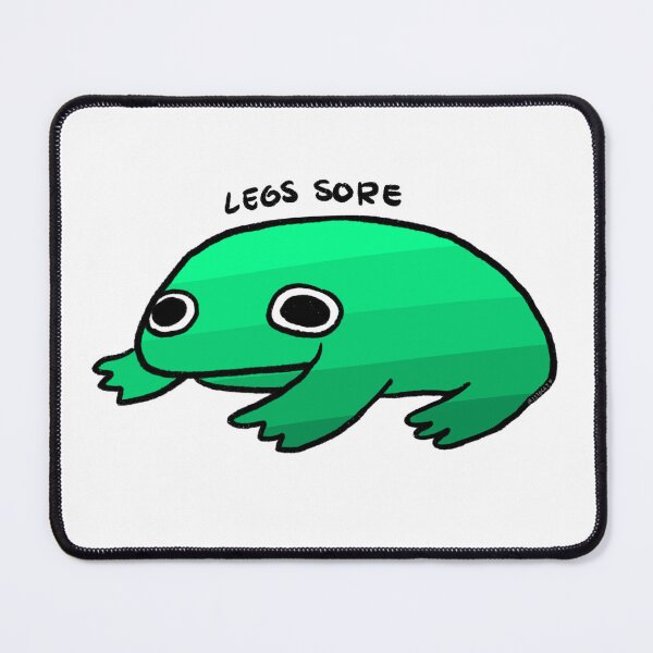 Item preview, Legs Sore | Cute Green Frog, Frog Sticker, Funny Frog Art  designed and sold by iristocat.