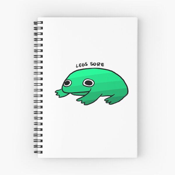Item preview, Legs Sore | Cute Green Frog, Frog Sticker, Funny Frog Art  designed and sold by iristocat.