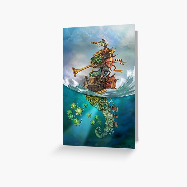 Vista previa del artículo con la obra «El Príncipe Rana en el mar», diseñado y vendido por Tom Parker.