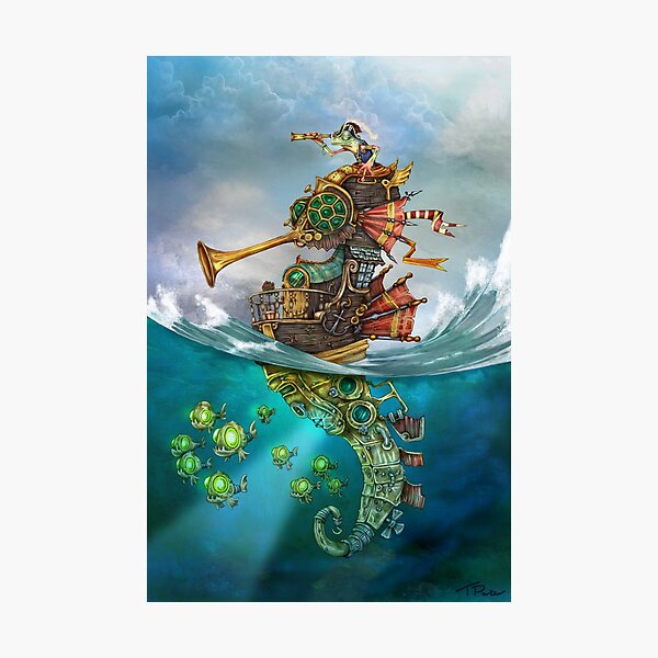 The Frog Prince at sea Photographic Print