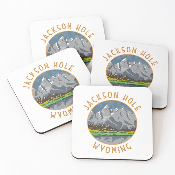 Item preview, Jackson Hole Wyoming Distressed Circle designed and sold by KrisSidDesigns.