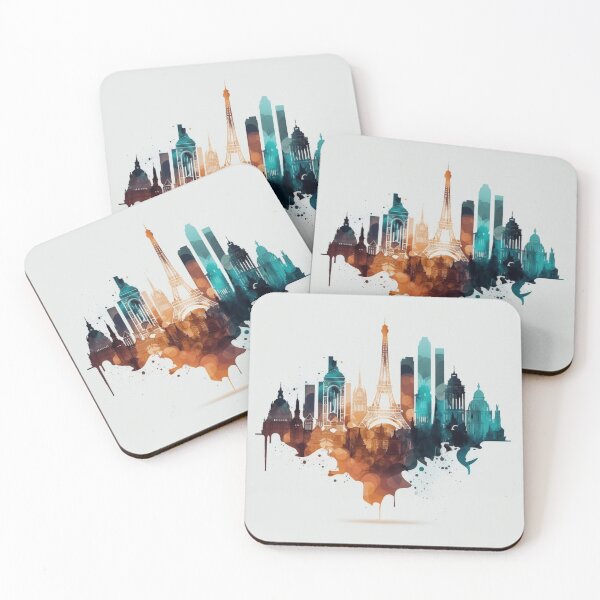 Item preview, Local Pride: Celebrating the Festivals Location with City Skylines and Natural Landmarks Of Paris designed and sold by BENMBARK.