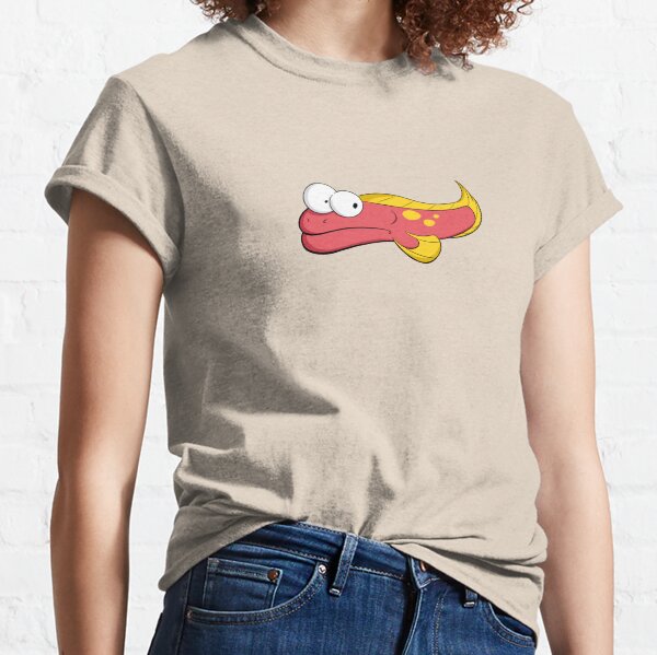 Freaked Fish (Hot Pink+Yellow) Classic T-Shirt