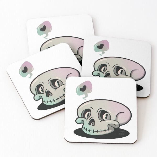 Item preview, Scull. And even death won't separate us | White background designed and sold by DicDoc.