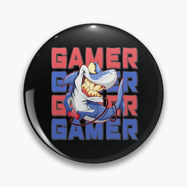 Item preview, Gamer Shark designed and sold by RockBeeDesigns.