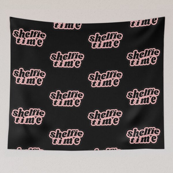 Item preview, Shelfie Time. Funny Book Pun designed and sold by ImaginedCo.