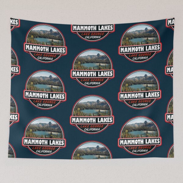 Item preview, Mammoth Lakes California Travel Art Emblem designed and sold by KrisSidDesigns.