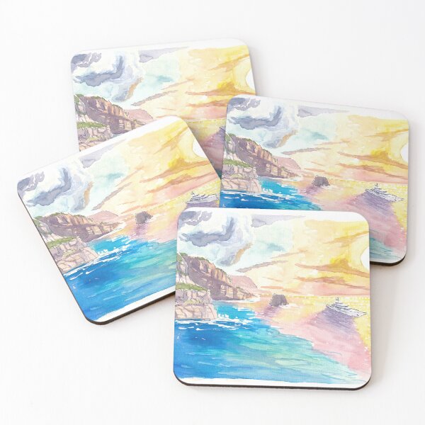 Item preview, Southern Italy Sunset on the Sorrento Coast designed and sold by artshop77.