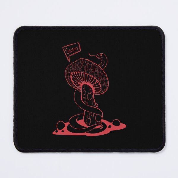 Item preview, Poisonous acid neon red mushroom with bubbles and snake designed and sold by MalkyTea.
