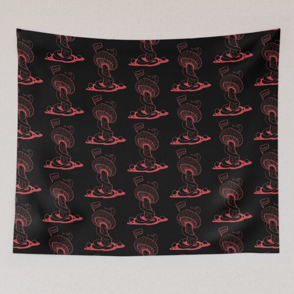 Item preview, Poisonous acid neon red mushroom with bubbles and snake designed and sold by MalkyTea.
