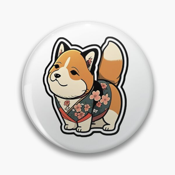 Item preview, Cute dog cartoon japane style designed and sold by Mychicstuff.