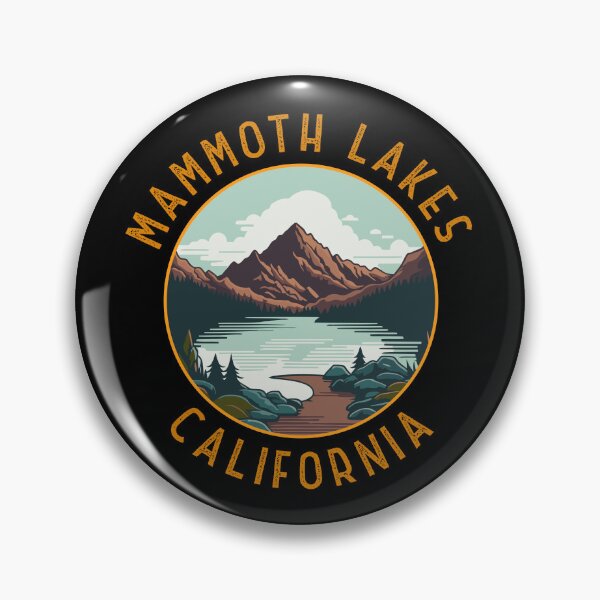 Item preview, Mammoth Lakes California Distressed Circle designed and sold by KrisSidDesigns.