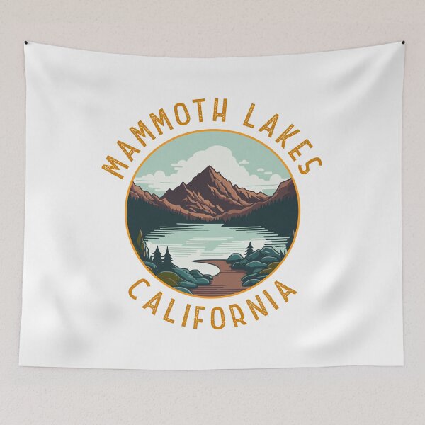 Item preview, Mammoth Lakes California Distressed Circle designed and sold by KrisSidDesigns.