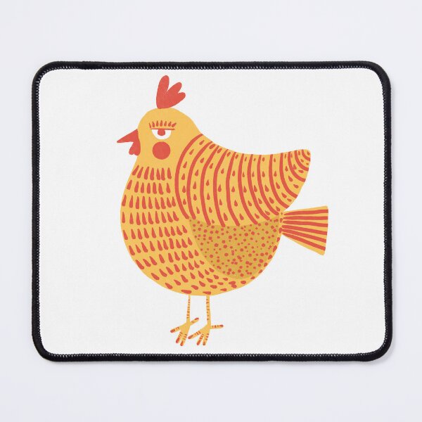Item preview, The not so happy yellow and red chicken, version 1 designed and sold by IULIART.