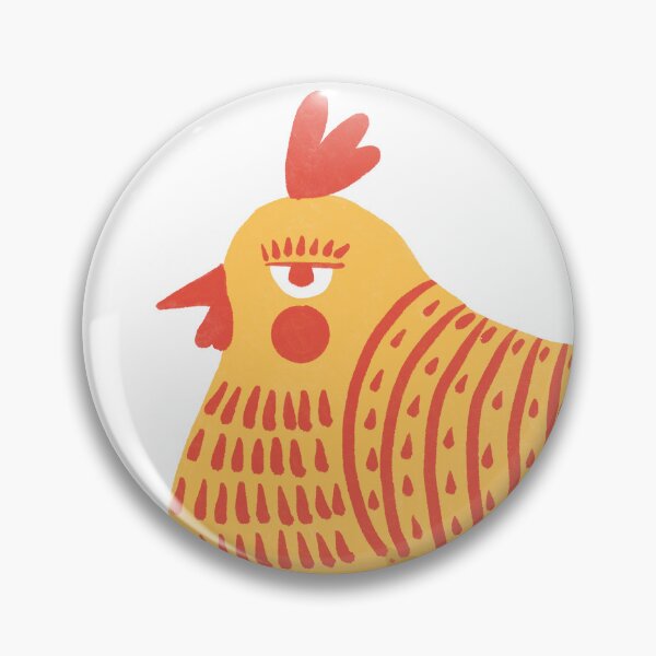 Item preview, The not so happy yellow and red chicken, version 1 designed and sold by IULIART.