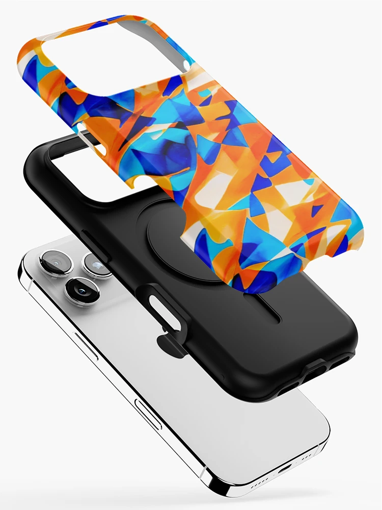 Thumbnail 2 of 4, iPhone Case, Colorful Abstract Pattern designed and sold by cosmic3000.